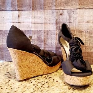 Steve Madden corkwedges size 9